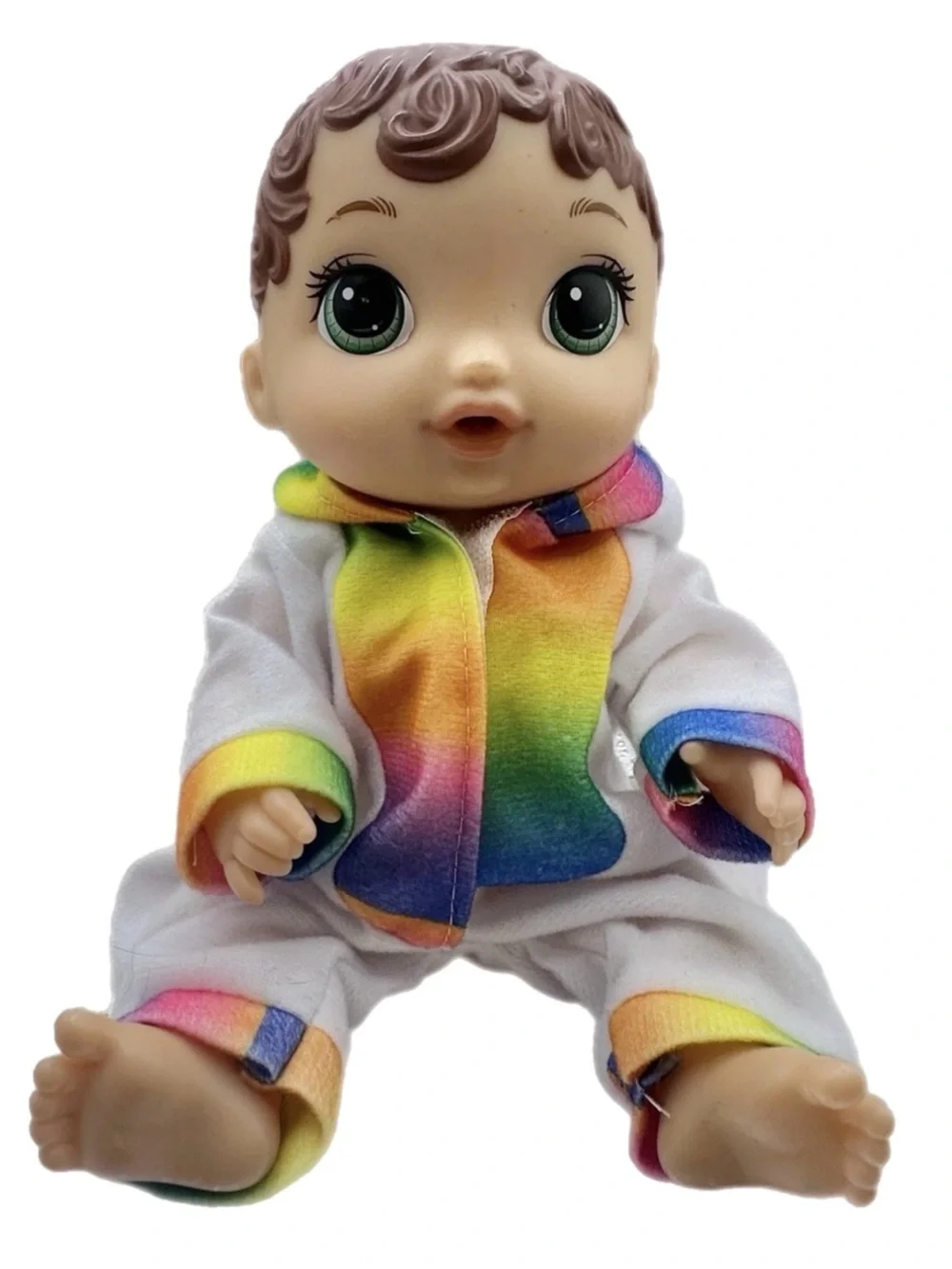 Unicorn Rainbow Baby Doll Set with Accessories - Pink/Multicolor